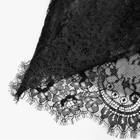 DÔEN Pamelina Dress NWOT - Black Lace - Picture 7 of 11